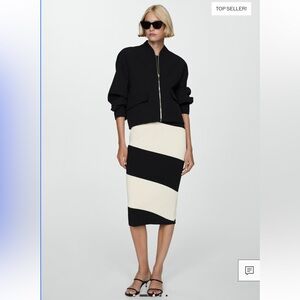 MNG Oversized Bomber Jacket - sz L